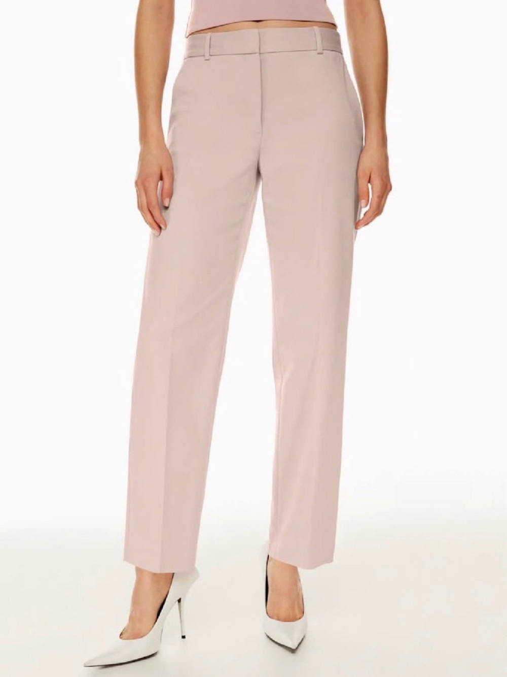 Aritzia Babaton Command Dress Pants in Blush